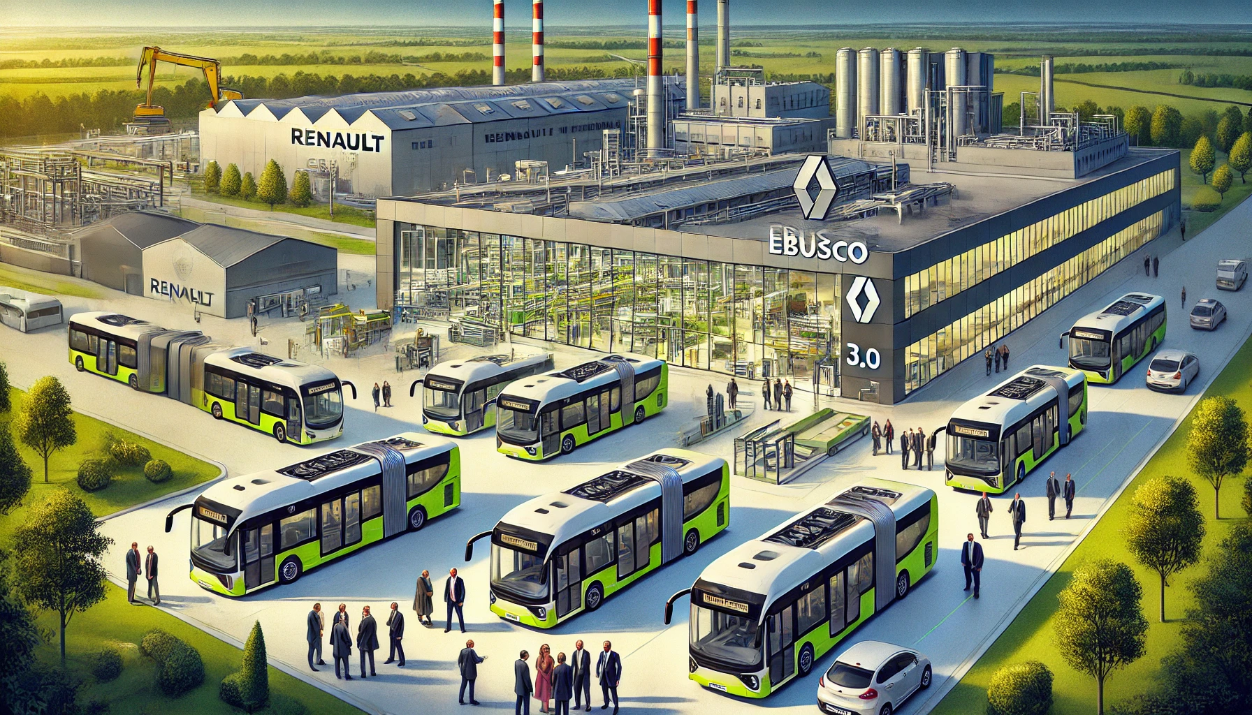 Ebusco Inaugure son Usine de Bus Électriques à Cléon